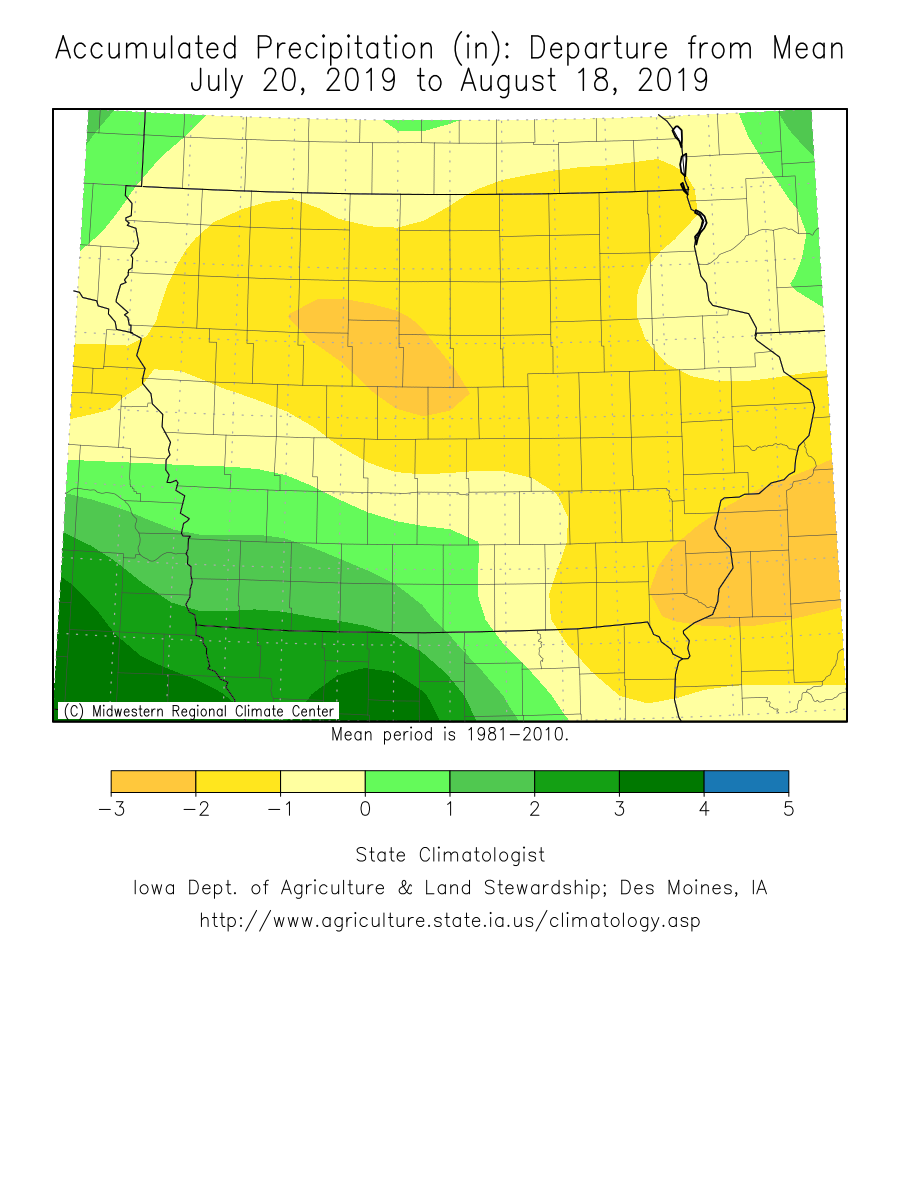 Drought conditions growing in Iowa?